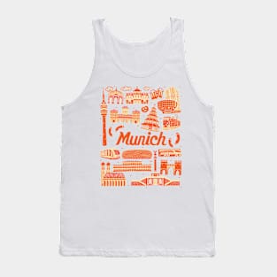 Munich Cityscape Landmark Tank Top